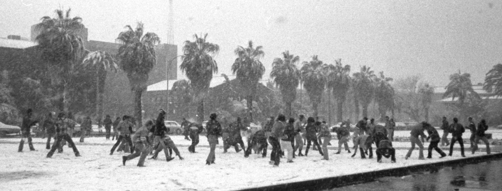 Snowball fight
